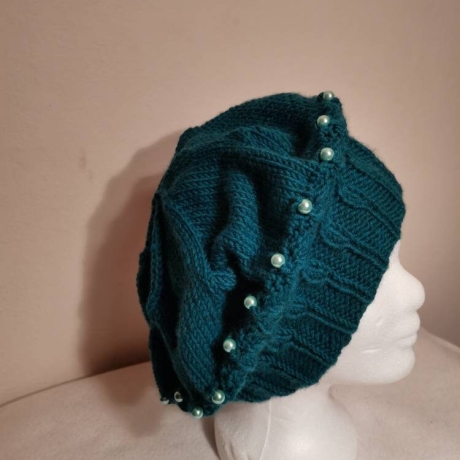 Baskenmütze /Mütze / Beanie Gr. L/XL