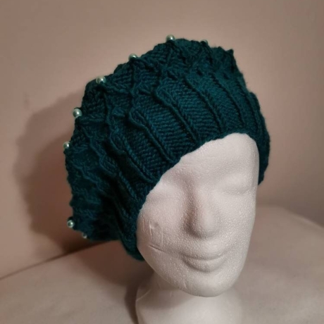 Baskenmütze /Mütze / Beanie Gr. L/XL