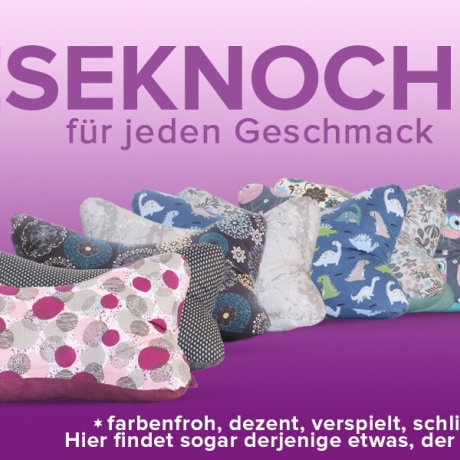 Leseknochen Blumenranke rosé | Nackenkissen  Nackenrolle Kissen Buchstütze Nackenhörnchen Deko waschbar