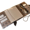 Organizer Canvas taube - Kalenderhülle mit Federmäppchen