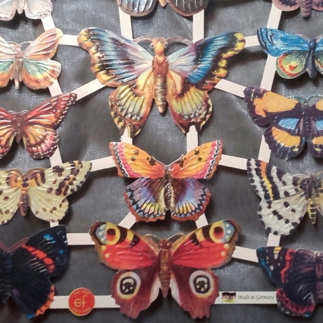 Poesiebilder,Schmetterlinge, ohne Glitter, 7426, Ernst Freihoff