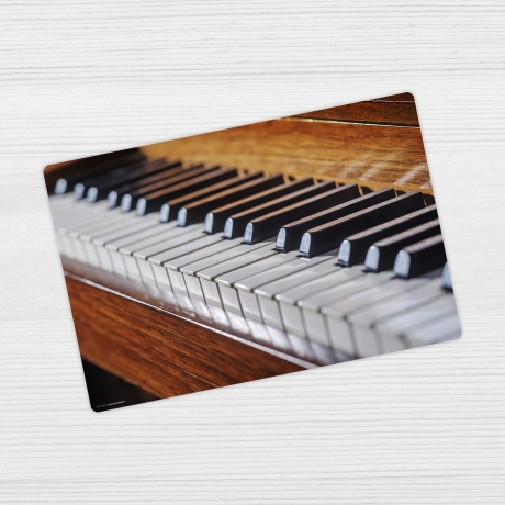 Schreibtischunterlage – Klaviertasten – 60 x 40 cm – Schreibunterlage für Kinder aus erstklassigem Premium Vinyl – Made in Germany