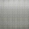 Schreibtischunterlage – Stahlblech Riffel Muster – 60 x 40 cm – Schreibunterlage aus erstklassigem Premium Vinyl – Made in Germany