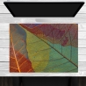 Schreibtischunterlage – Blattadern in Herbstfarben – 70 x 50 cm – Schreibunterlage aus erstklassigem Premium Vinyl – Made in Germany
