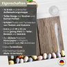 12 Tischsets - Süßes Osterküken auf Holztisch - aus extra dickem Naturpapier - Hergestellt in Deutschland