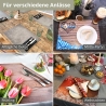 12 Tischsets - Bunte Ostereier - aus extra dickem Naturpapier - Hergestellt in Deutschland