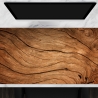 Schreibtischunterlage XXL – Rustikales Holz für Landhausromantik – 100 x 50 cm – Schreibunterlage für Kinder aus erstklassigem Premium Vinyl