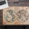 Schreibtischunterlage – Historische Weltkarte – 60 x 40 cm – Schreibunterlage für Erwachsene aus Premium Vinyl – Made in Germany