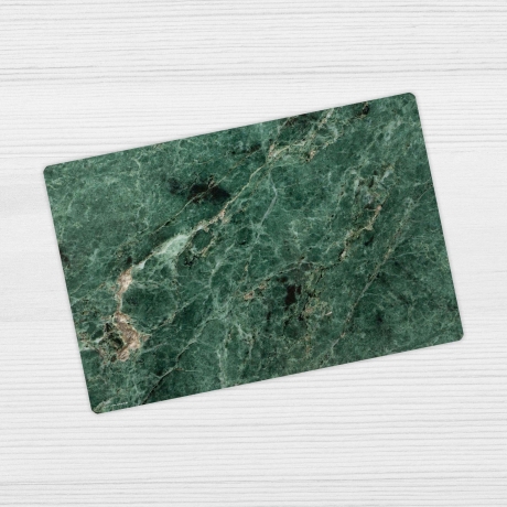 Schreibtischunterlage – Grüner Marmor natur– 60 x 40 cm – Schreibunterlage aus erstklassigem Premium Vinyl – Made in Germany