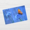 Schreibtischunterlage – Orangener Schmetterling – 60 x 40 cm – Schreibunterlage für Kinder aus erstklassigem Premium Vinyl – Made in Germany