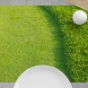 Tischsets I Platzsets abwaschbar - Golfball auf Rasen - aus Premium Vinyl - 4 Stück - 44 x 32 cm - Tischdekoration - Made in Germany