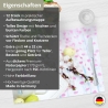 12 Tischsets - Bunte Ostereier mit Blüten - aus extra dickem Naturpapier - Hergestellt in Deutschland