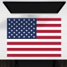 Schreibtischunterlage – Flagge USA – 70 x 50 cm – Schreibunterlage für Kinder aus erstklassigem Premium Vinyl – Made in Germany
