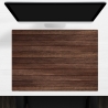 Schreibtischunterlage – Braune Holzbretter – 70 x 50 cm – Schreibunterlage aus erstklassigem Premium Vinyl – Made in Germany