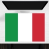 Schreibtischunterlage – Flagge Italien – 70 x 50 cm – Schreibunterlage für Kinder aus erstklassigem Premium Vinyl – Made in Germany