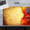 Schreibtischunterlage –  Violine – 60 x 40 cm – Schreibunterlage für Erwachsene aus erstklassigem Premium Vinyl – Made in Germany