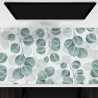 Schreibtischunterlage XXL – Eucalyptus Muster – 100 x 50 cm – Schreibunterlage für Kinder aus erstklassigem Premium Vinyl