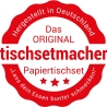 Tischset aus Papier „Bayern Hut mit Brezelschnur“