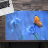 Schreibtischunterlage – Orangener Schmetterling – 60 x 40 cm – Schreibunterlage für Kinder aus erstklassigem Premium Vinyl – Made in Germany