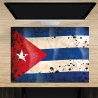 Schreibtischunterlage – Flagge Kuba retro – 70 x 50 cm – Schreibunterlage für Kinder aus erstklassigem Premium Vinyl – Made in Germany