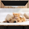 Schreibtischunterlage XXL – Freundschaft zwischen Katze und Hund – 100 x 50 cm – Schreibunterlage für Kinder aus erstklassigem Premium Vinyl