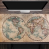 Schreibtischunterlage XXL – Historische Weltkarte – 100 x 50 cm – Schreibunterlage für Kinder aus erstklassigem Premium Vinyl