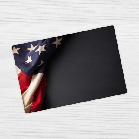 Schreibtischunterlage – Amerika Flagge USA – 60 x 40 cm – Schreibunterlage aus erstklassigem Premium Vinyl – Made in Germany