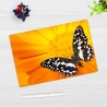 Schreibtischunterlage – Schwarz-Weißer Schmetterling – 60 x 40 cm – Schreibunterlage für Kinder aus Premium Vinyl – Made in Germany