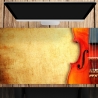 Schreibtischunterlage XXL – Violine – 100 x 50 cm – Schreibunterlage für Kinder aus erstklassigem Premium Vinyl