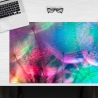 Schreibtischunterlage –  Pusteblume im bunten Farbspiel – 60 x 40 cm – Schreibunterlage aus erstklassigem Premium Vinyl – Made in Germany