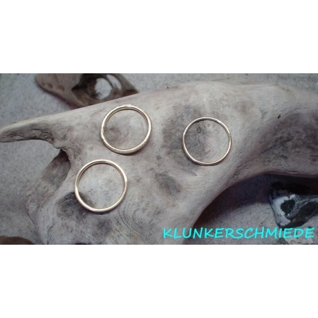 Ring 585/- GG, Knöchel Ring, Knuckle Ring,1,8mm