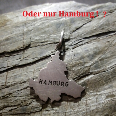 Anhänger in 925/- Silber HAMURG HEIMATHAFEN