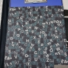 Vielseitige Maltasche/Zeichentasche für Kids - Buchstaben grau