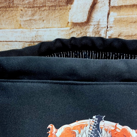 Turnbeutel, Rucksack Herren/Damen - schwarz - Korkstoff (5)