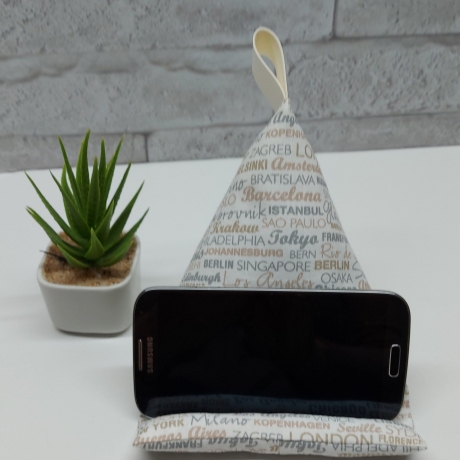 Handyaufbewahrung Handysitzsack Handyhalter Städtetripp 4 Farben