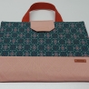Maltasche auch für Erwachsene - geometrisches Muster grün