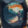 Turnbeutel, Rucksack Herren/Damen - schwarz - Korkstoff (3)