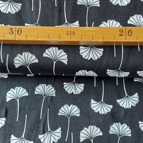 Baumwollstoff - Muster Punkt-Strich in schwarz/weiß - ab 25 cm