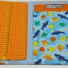 Zweckmäßige Maltasche/Zeichentasche für Kids - Fische