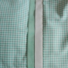 Babybettwäsche Vichykaro in kräftig mint (80x80 und 40x35 cm)