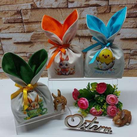 Wunderschöne Ostersäckchen zum Befüllen mit Überraschungen