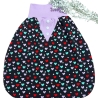 Mützchen Beanie Spucktuch Halstuch für Baby - bunte Herzen 