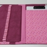 Maltasche/Zeichentasche für Kids-praktisch-Dreiecke rosa/beere