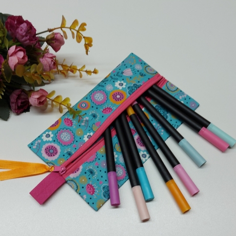 Maltasche/Zeichentasche für Kinder - Blumenwiese