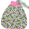 Mützchen Beanie Spucktuch Halstuch für Baby - Froschgesichter