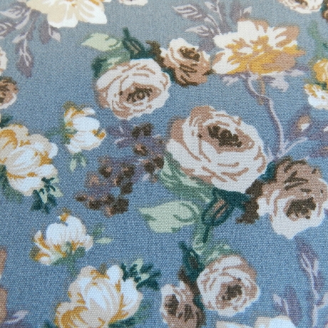 Baumwollstoff - romantisches Rosenarrangement - ab 25 cm