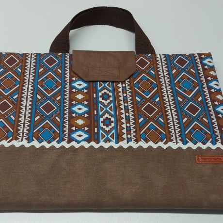 Maltasche/Zeichentasche auch für Erwachsene - Indianermuster