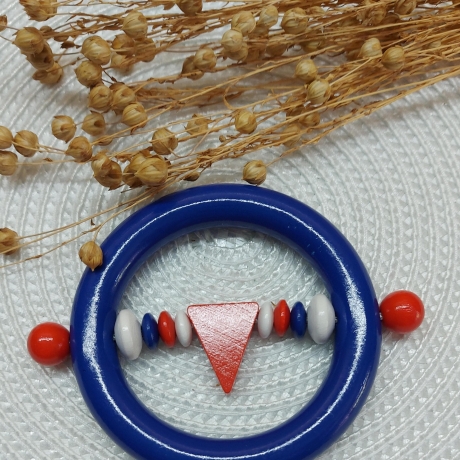 Mützchen Beanie Spucktuch Halstuch für Baby - Anker und Sterne