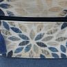 Turnbeutel, Damenrucksack - Blumenmandala - blau