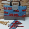 Trendige Maltasche/Zeichentasche für Kids - Feuerwehren